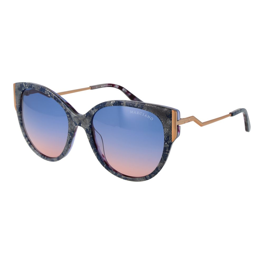 Lunettes femme bleues