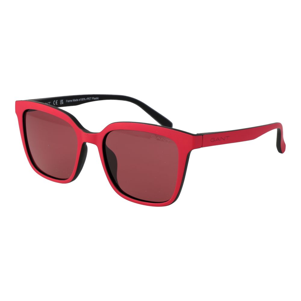 Lunettes Gant modèle unisexe rouges