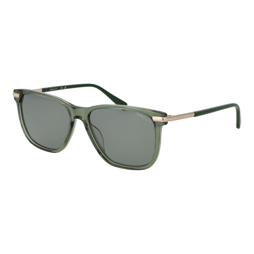 Lunettes Green Men carrées vertes