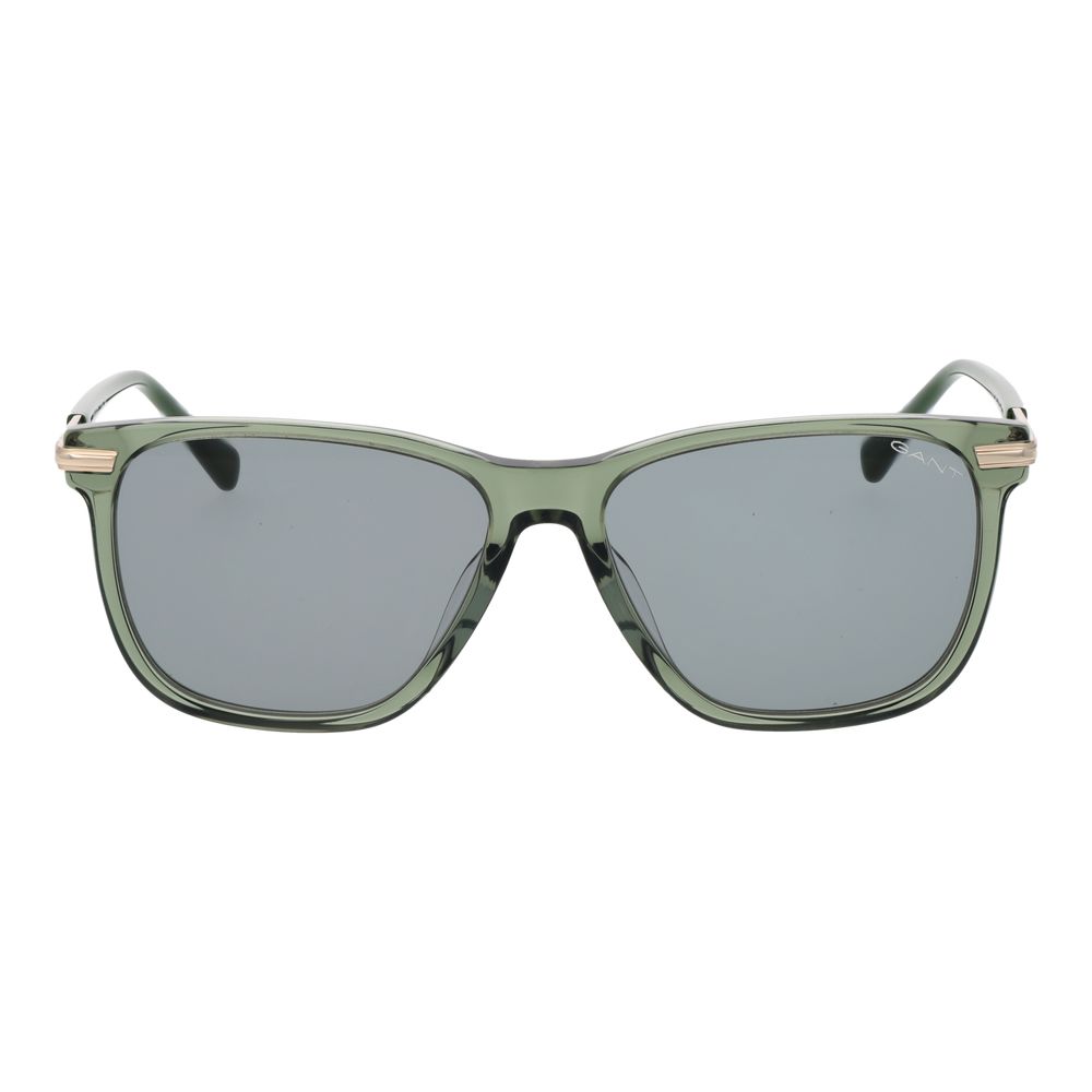 Lunettes Green Men carrées vertes