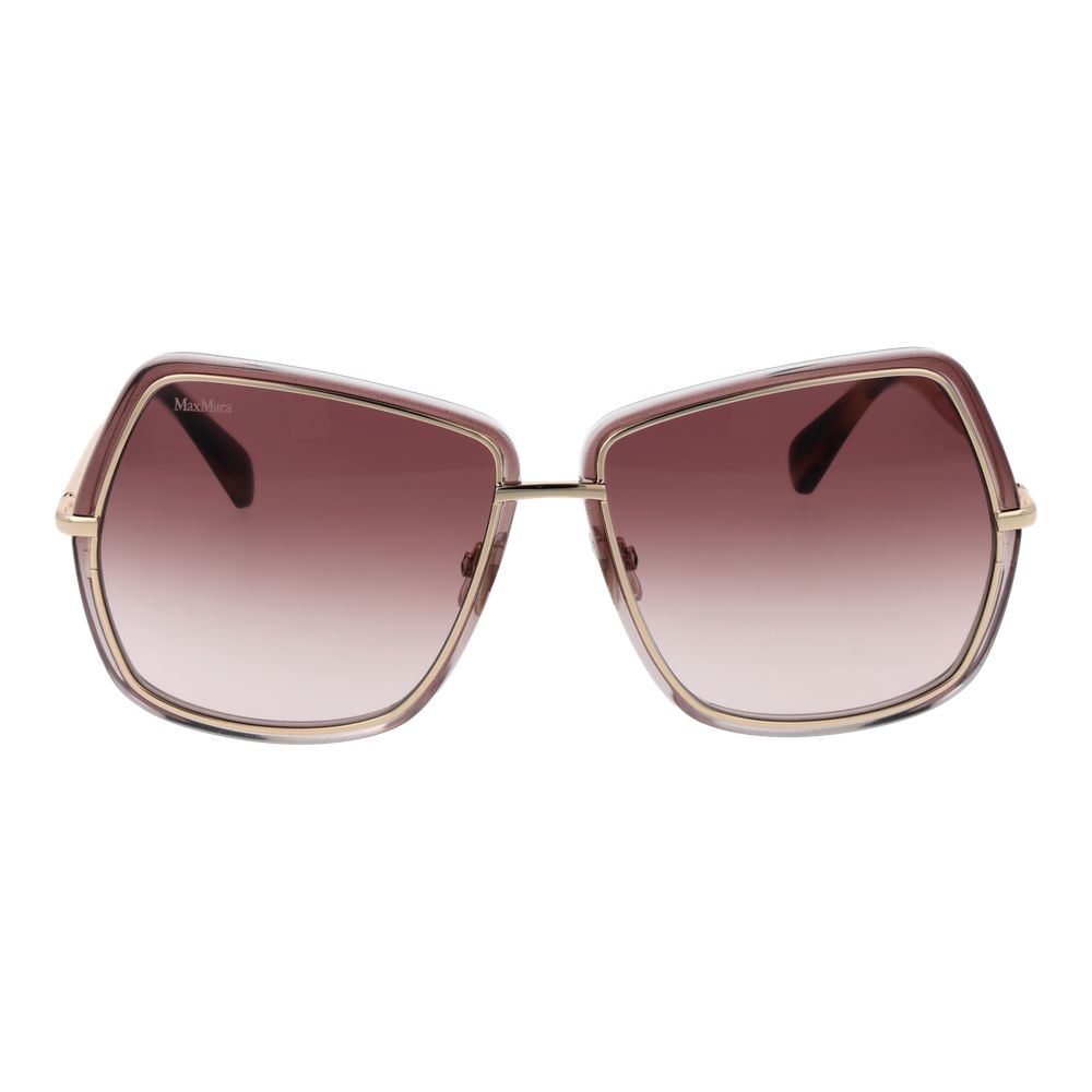 Lunettes de soleil Gold géométriques dorées