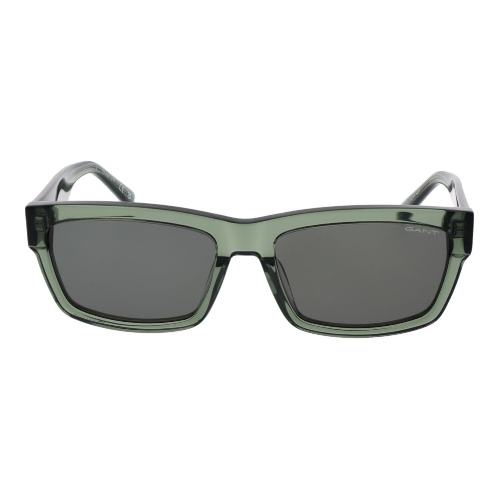 Lunettes Green Men rectangulaires vertes