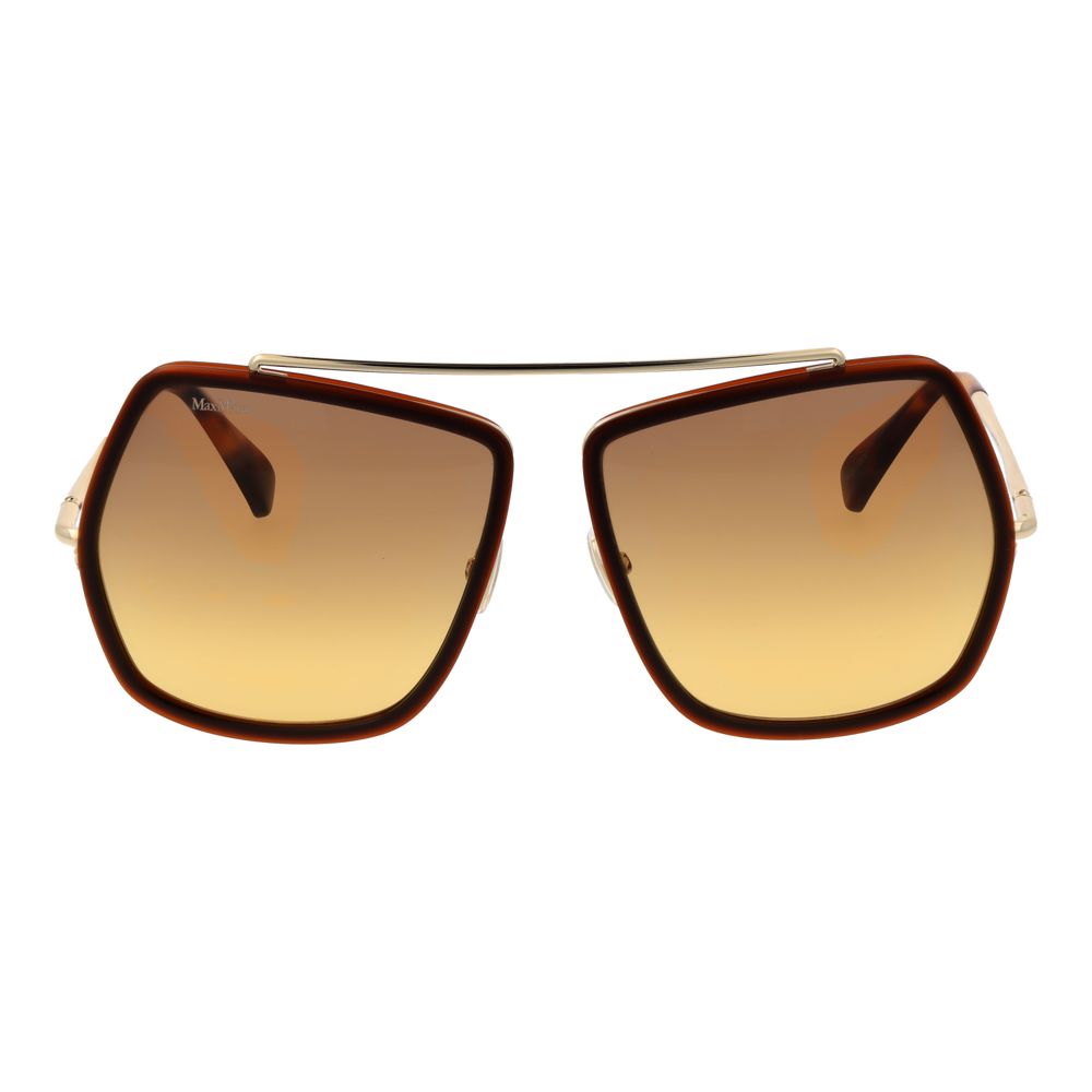 Lunettes de soleil Brown géométriques brunes