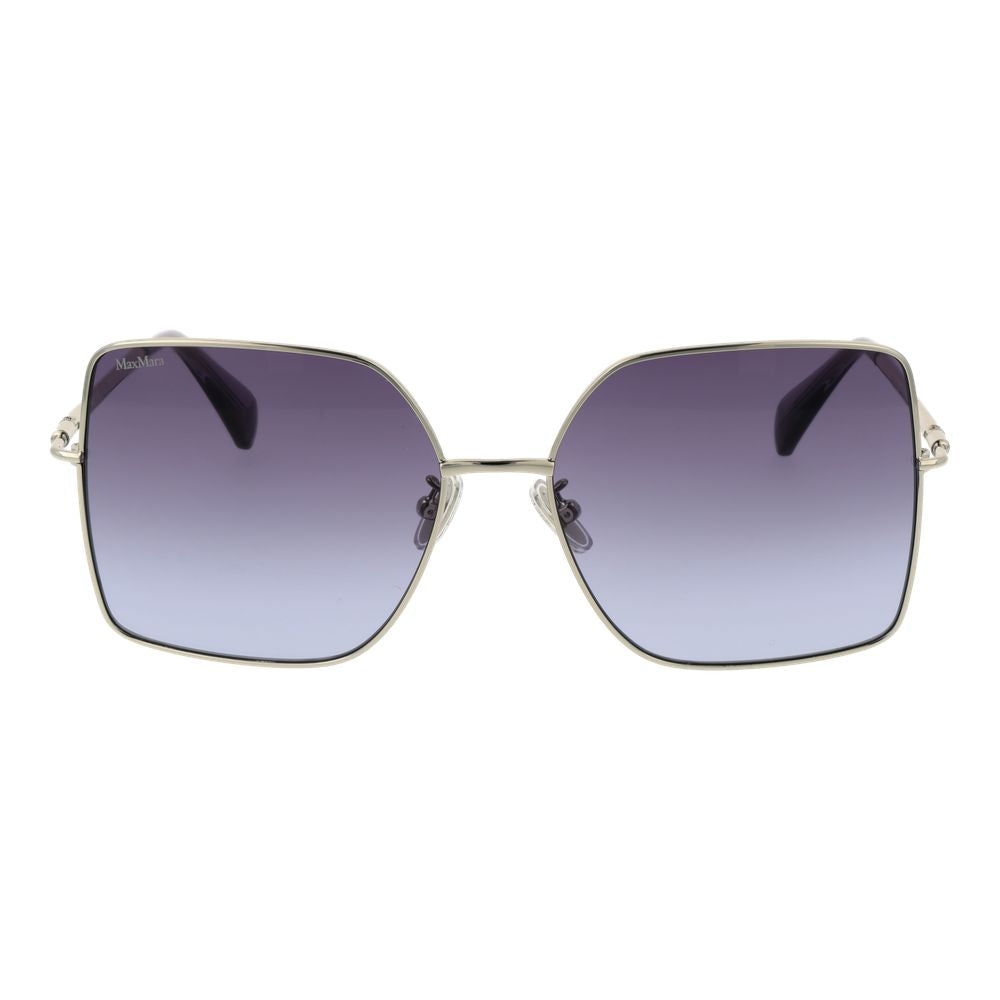 Lunettes de soleil argentées dégradées