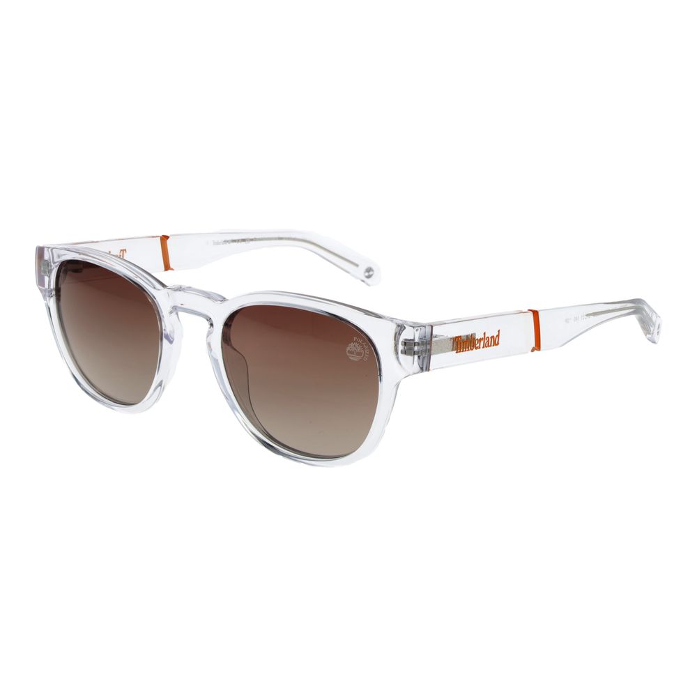 Lunettes de soleil transparentes marron