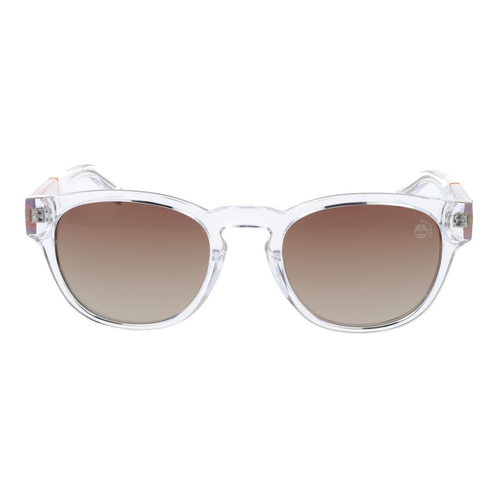 Lunettes de soleil transparentes marron