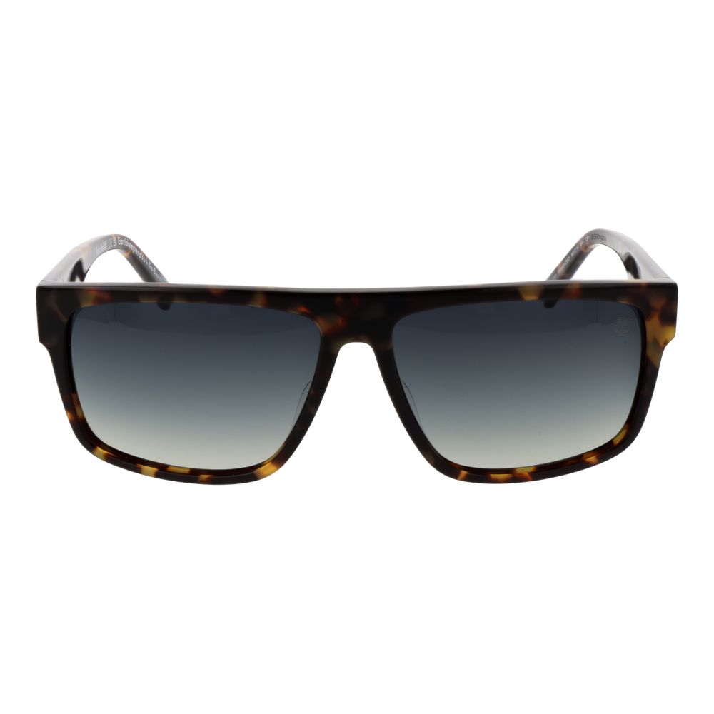Lunettes de soleil marron vertes
