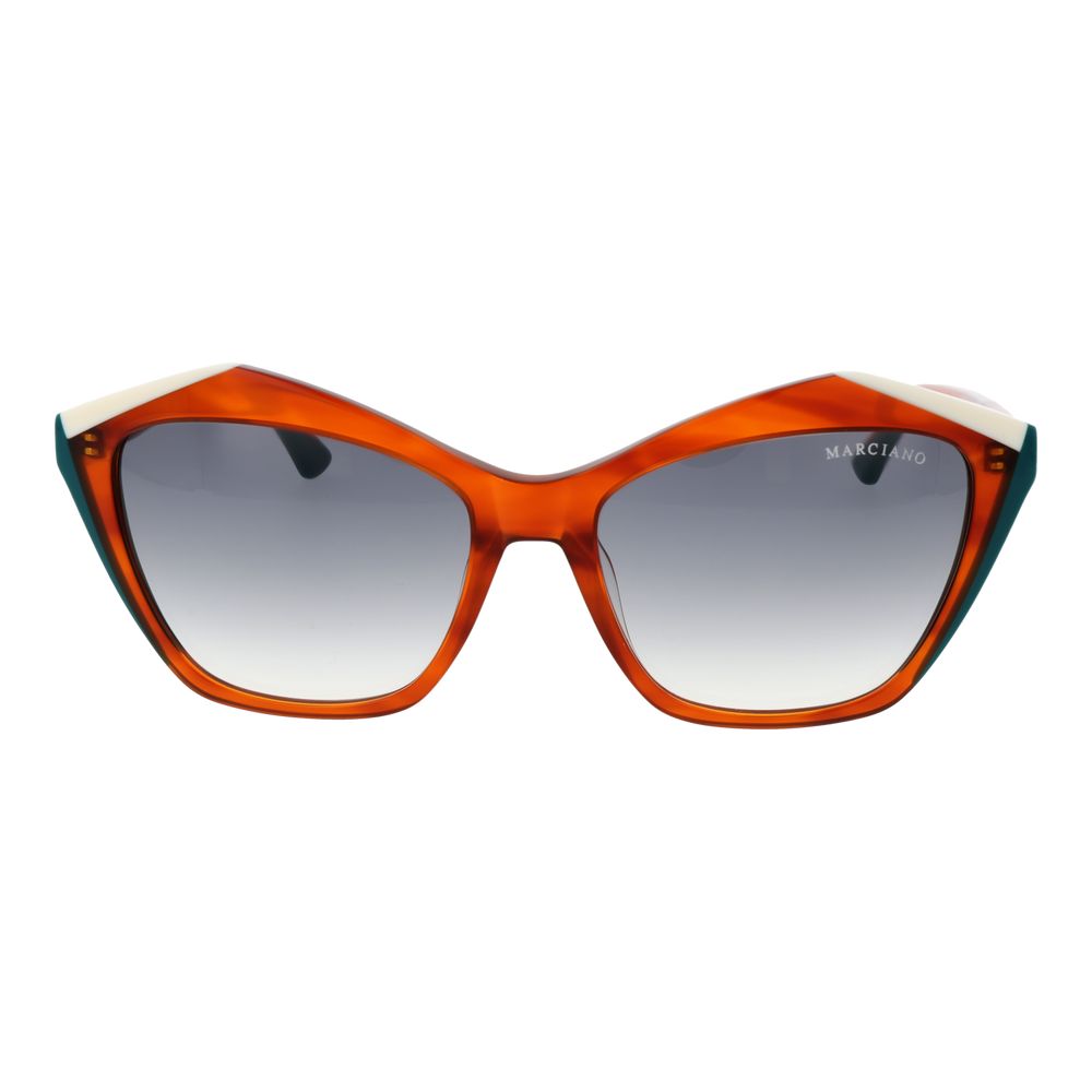 Lunettes de soleil Copper géométriques bleu copper