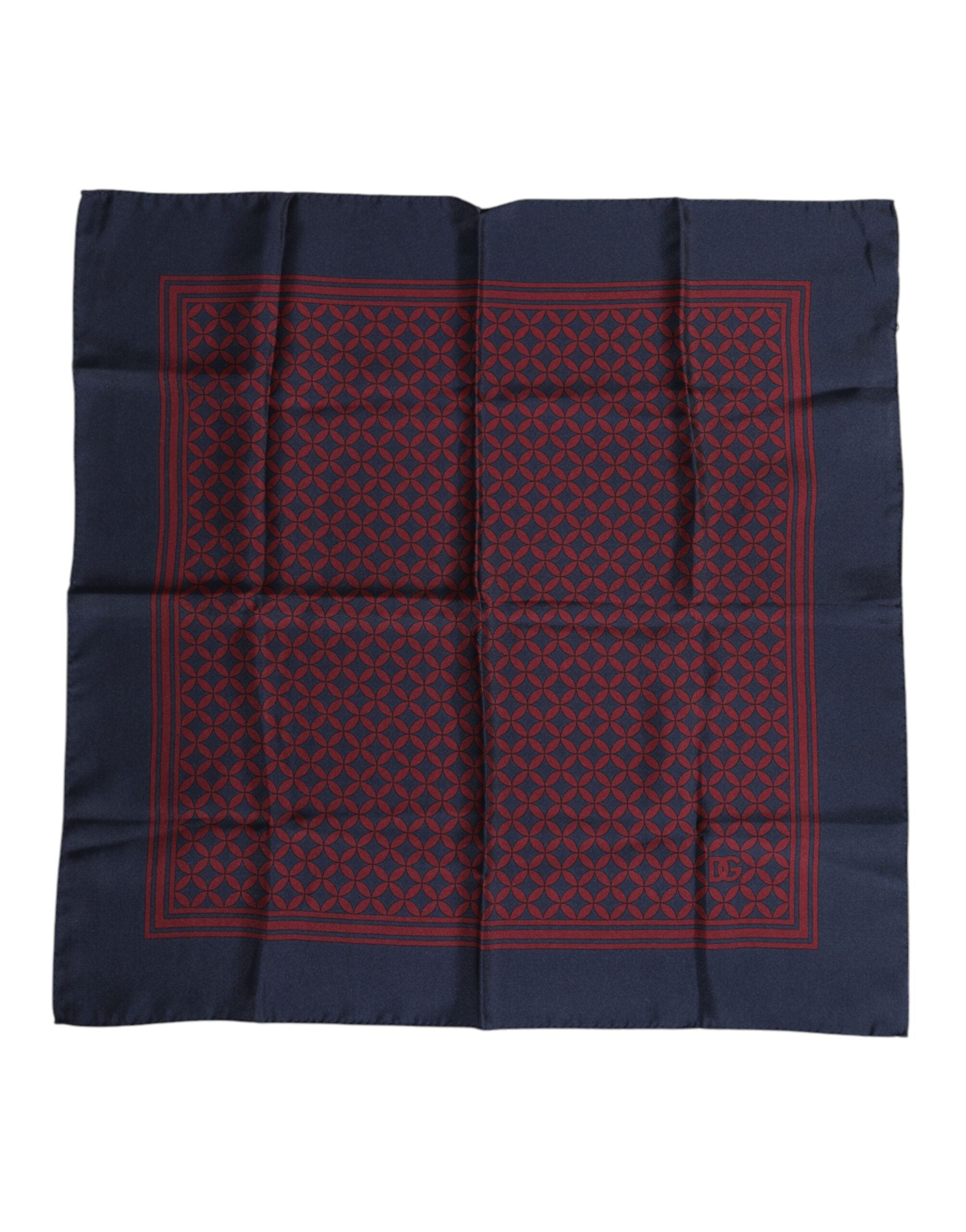 Foulard Dolce & Gabbana carré rouge bleu
