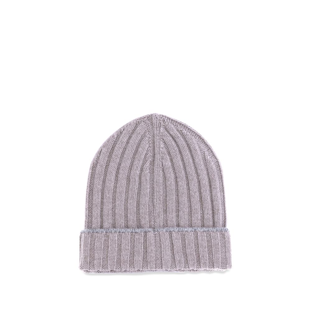 Bonnet Brunello Cucinelli monochrome beige