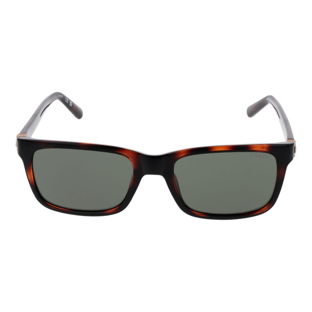 Lunettes de soleil marron vert