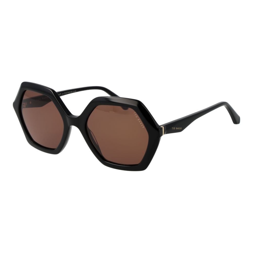 Lunettes de soleil noires marron