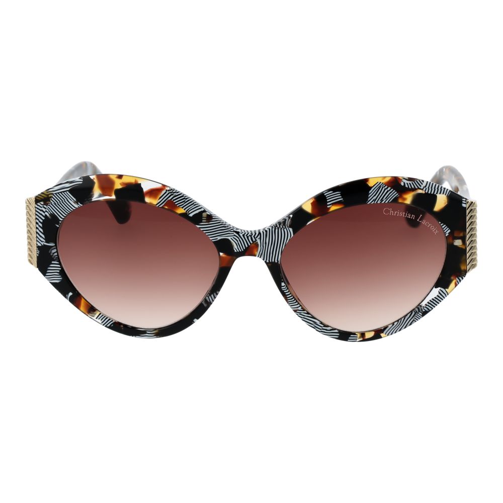 Lunettes de soleil Multicolore Cat Eye multicolores