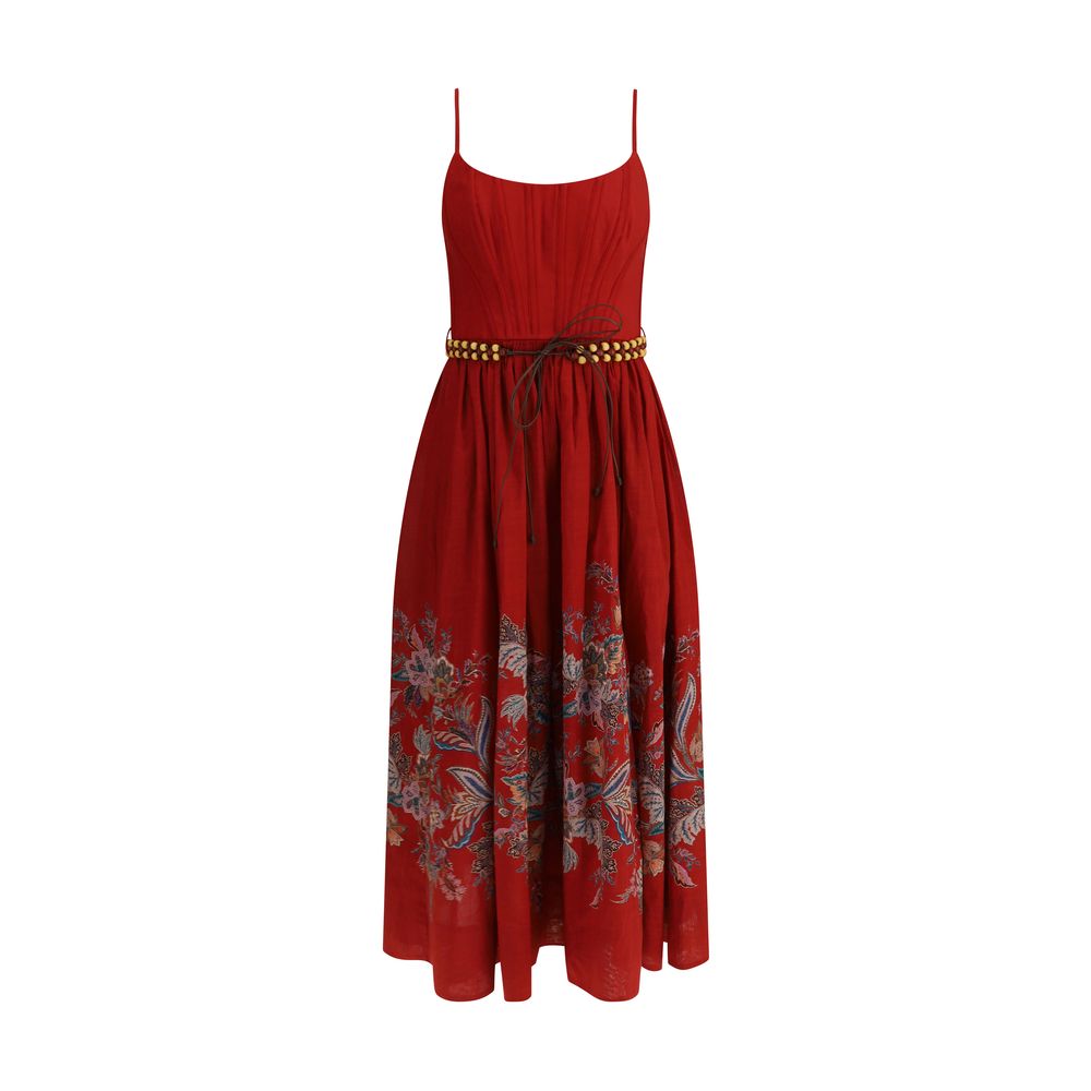 Robe Zimmermann Rhiannon rouge floral