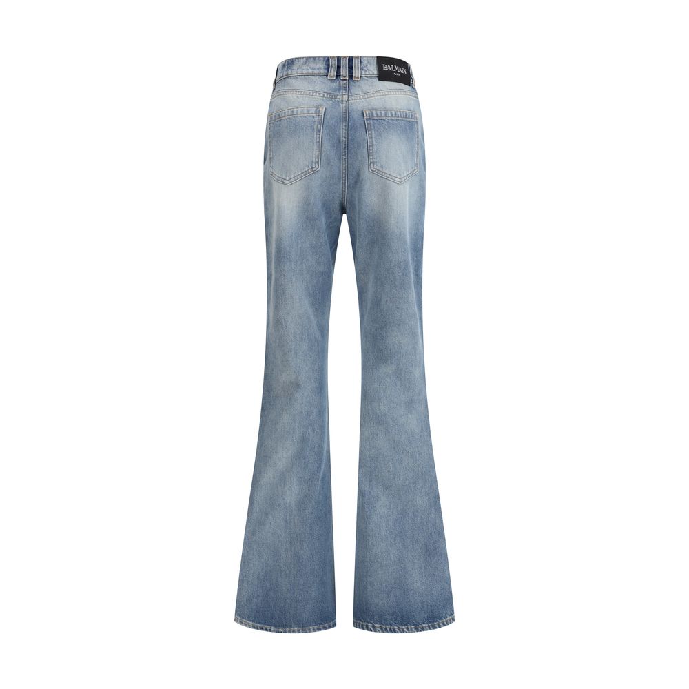 Jeans Balmain Flare bleu intemporel