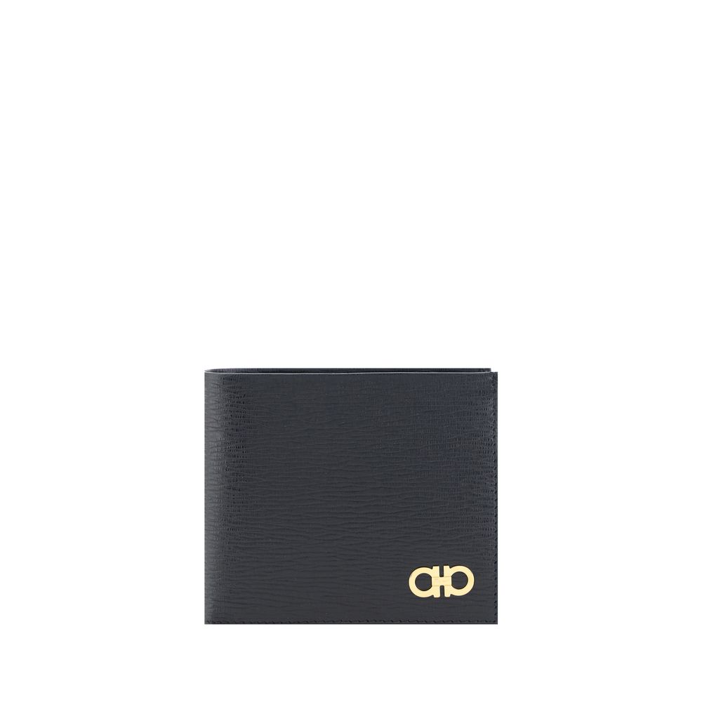 Portefeuille Ferragamo Gancini noir