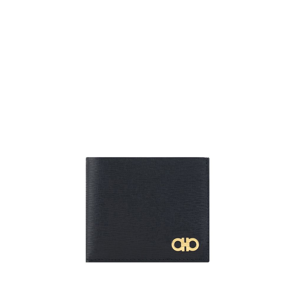 Portefeuille Ferragamo Gancini noir