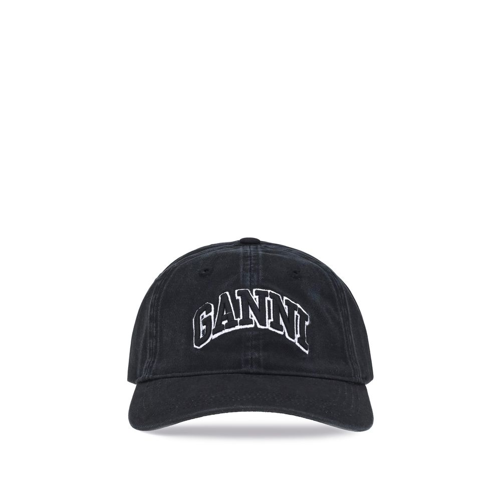 Casquette Ganni logo noire
