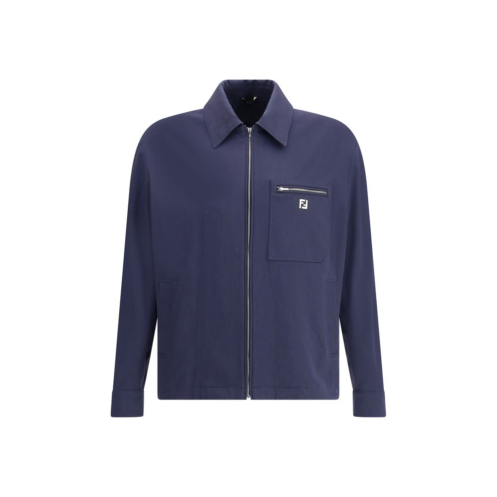 Veste Fendi New Rich bleue