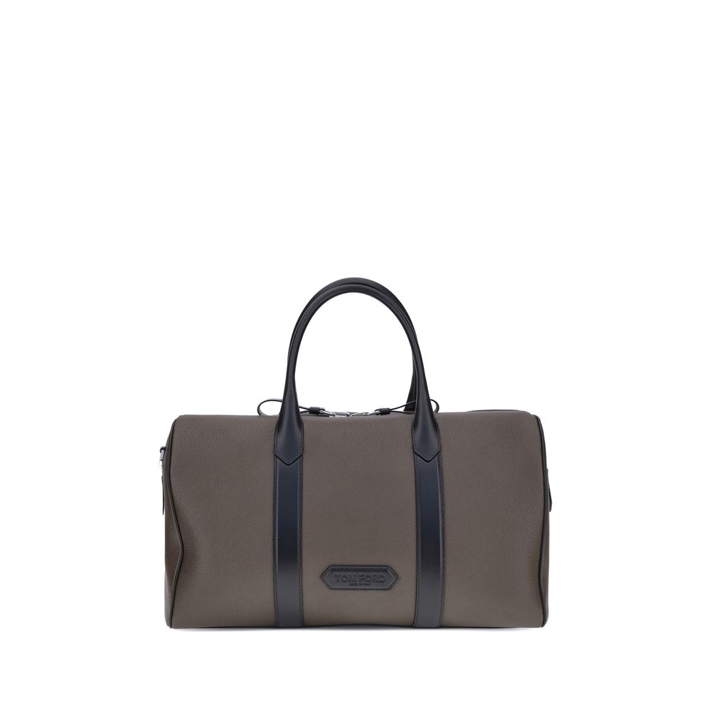 Sac de voyage Tom Ford cuir noir