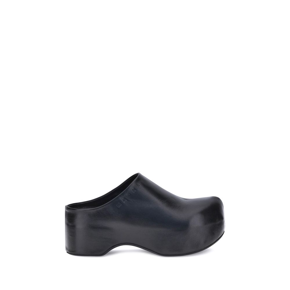 Mules Marni en cuir noires