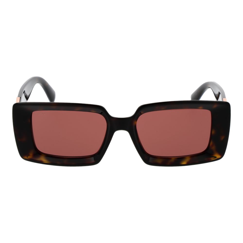 Lunettes de soleil marron roses