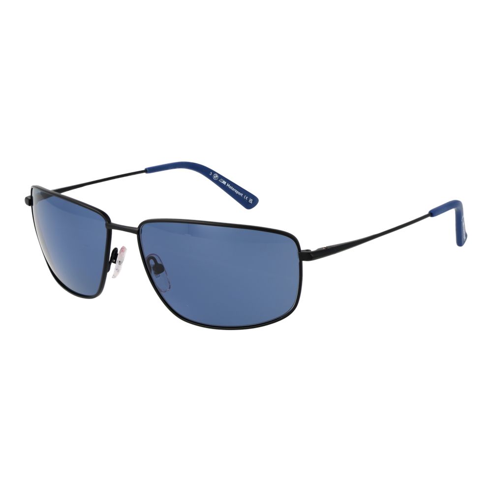 Lunettes de soleil noires bleues