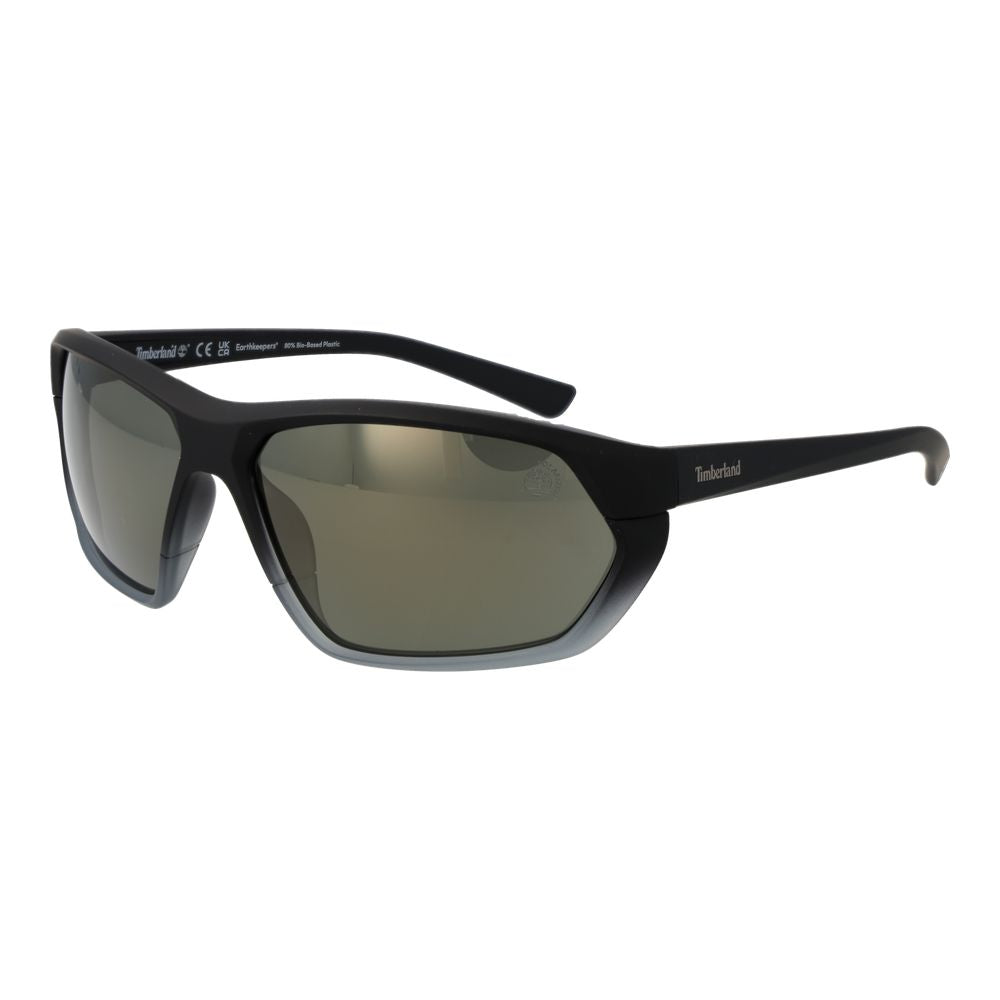 Lunettes de soleil noires vertes