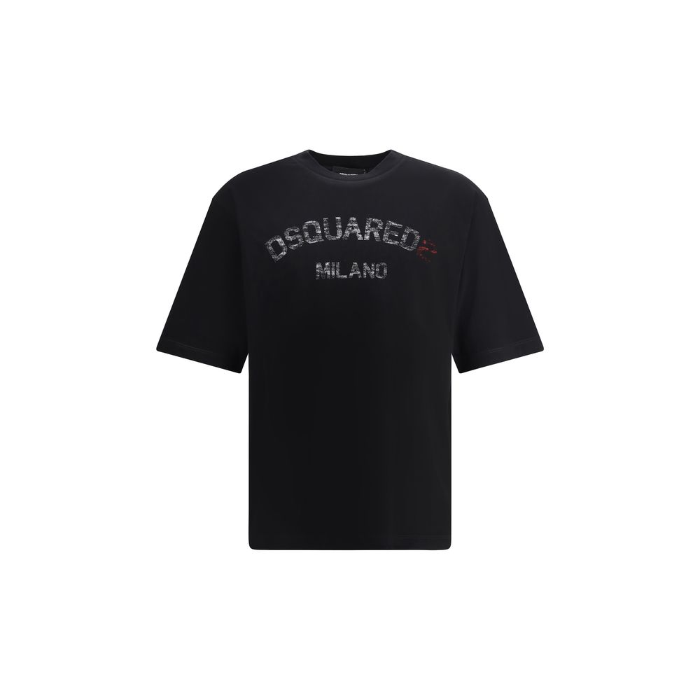 T-shirt Dsquared2 oversize noir