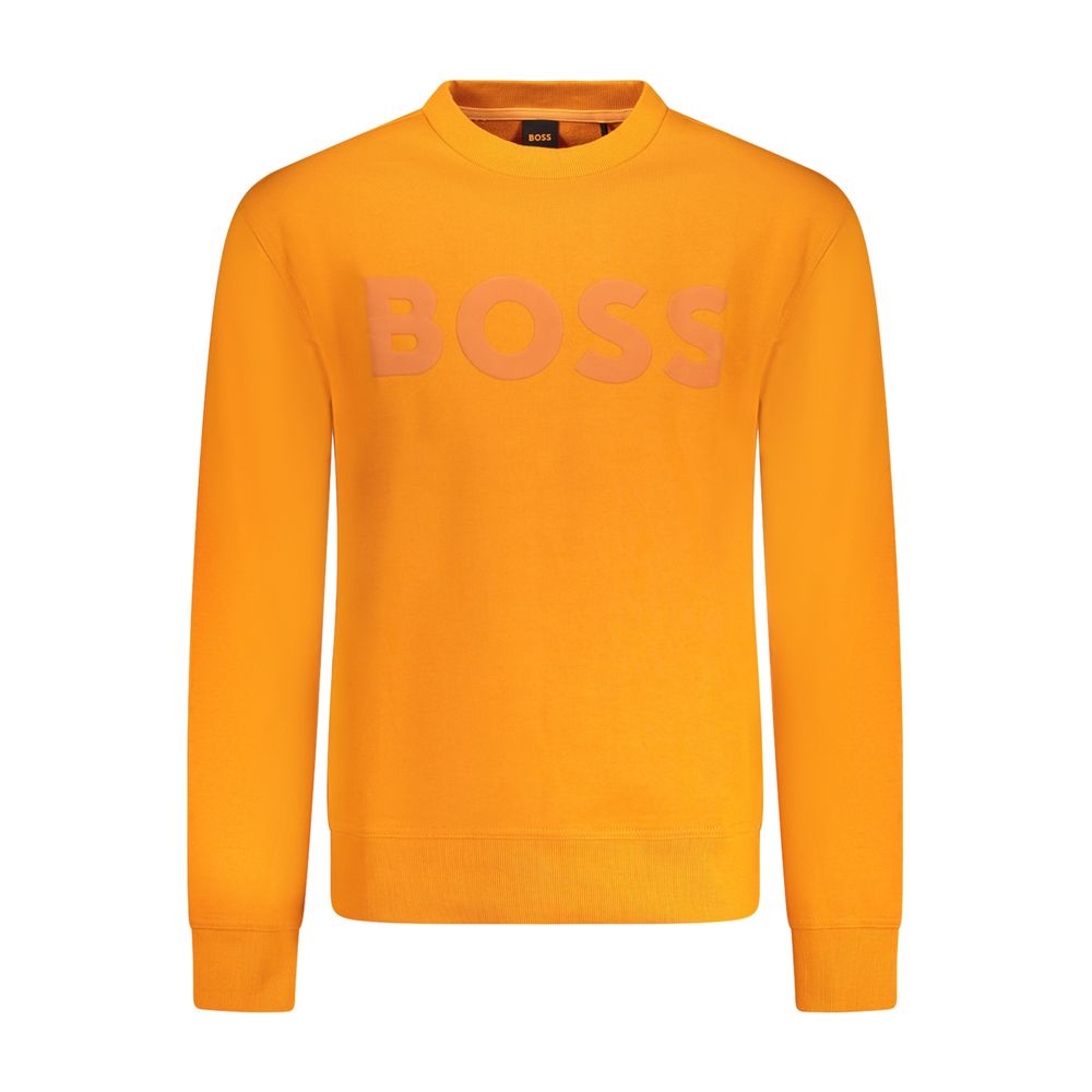 Sweatshirt orange à logo