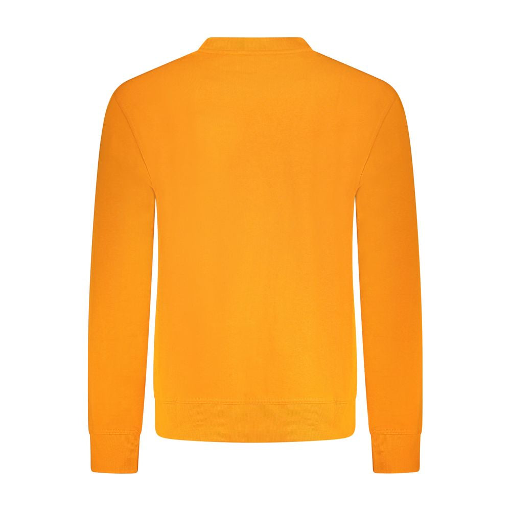 Sweatshirt orange à logo