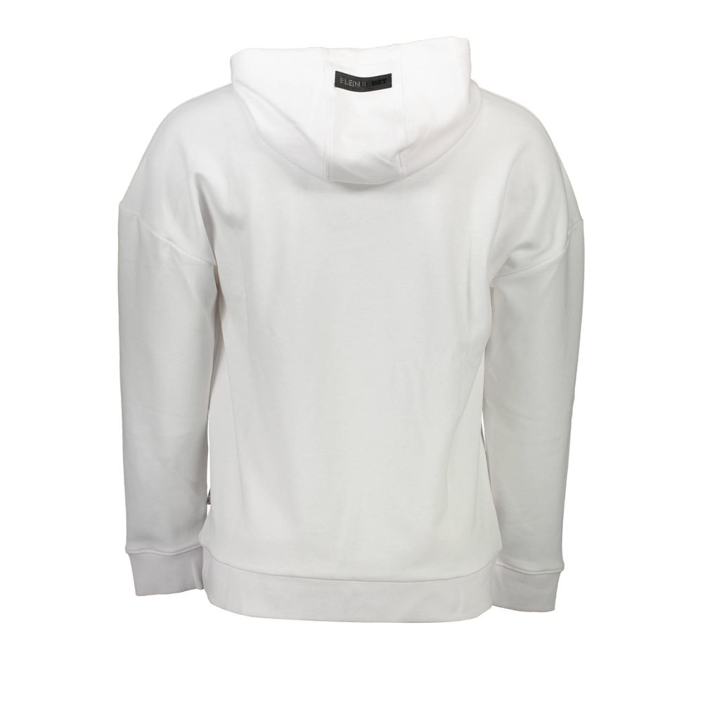 Sweat à capuche Plein Sport blanc
