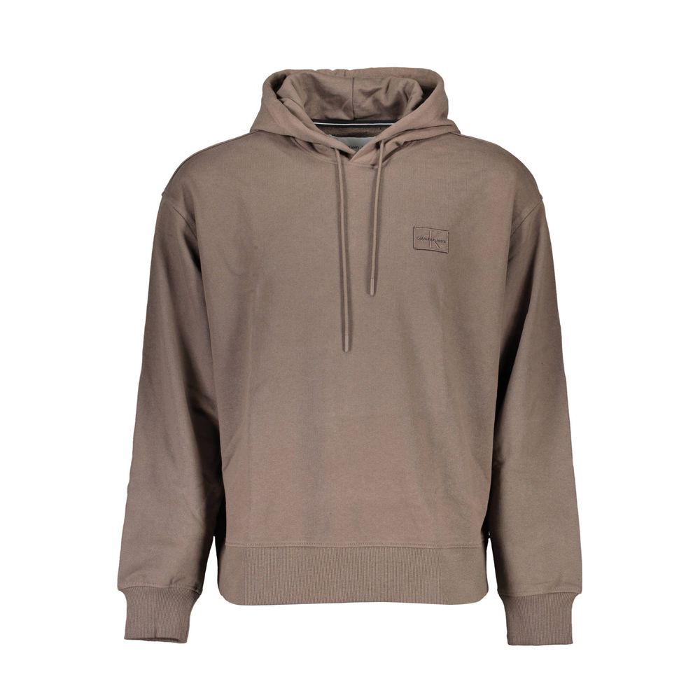 Sweat à capuche Calvin Klein marron