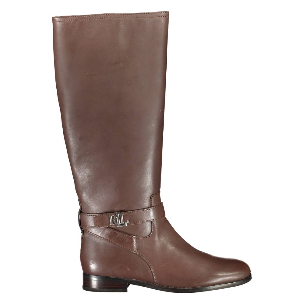 Bottines Ralph Lauren Brittaney brunes