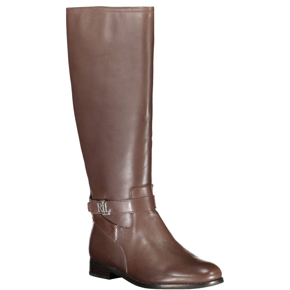 Bottines Ralph Lauren Brittaney brunes