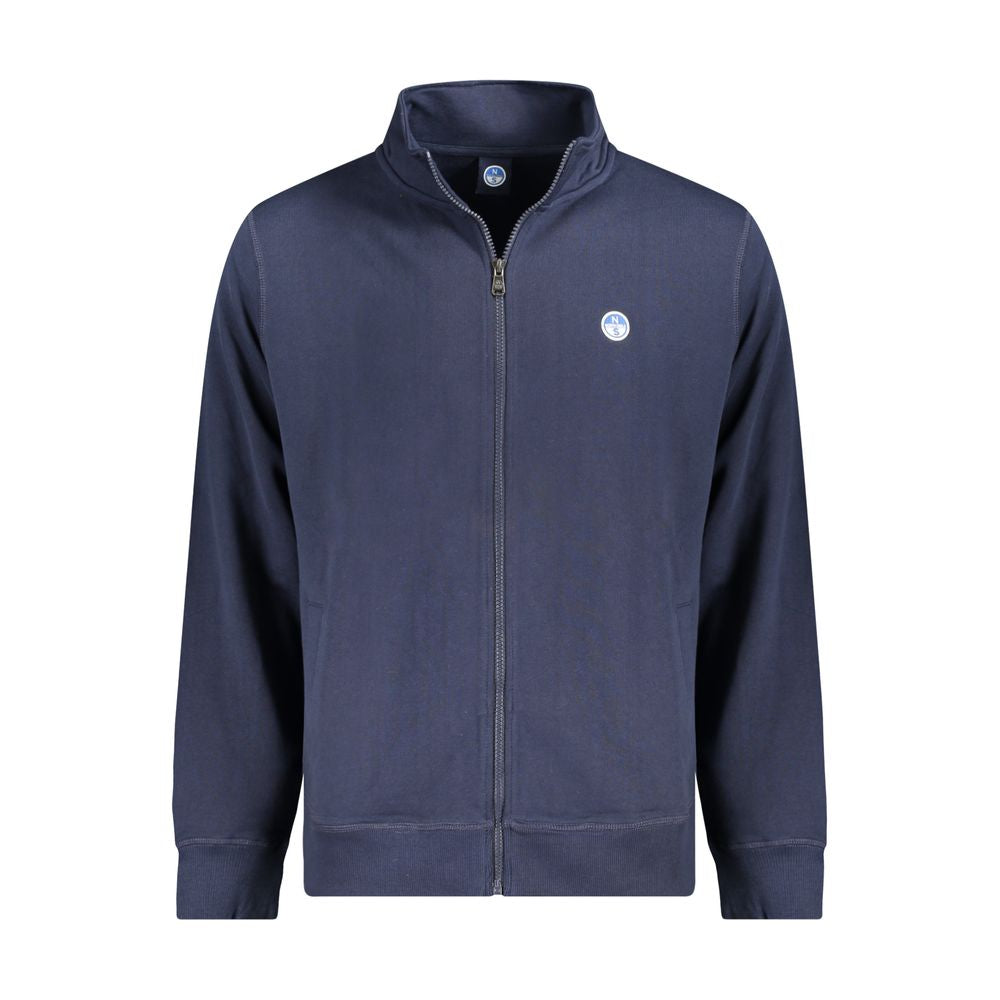 Sweatshirt avec zip Balmain bleu