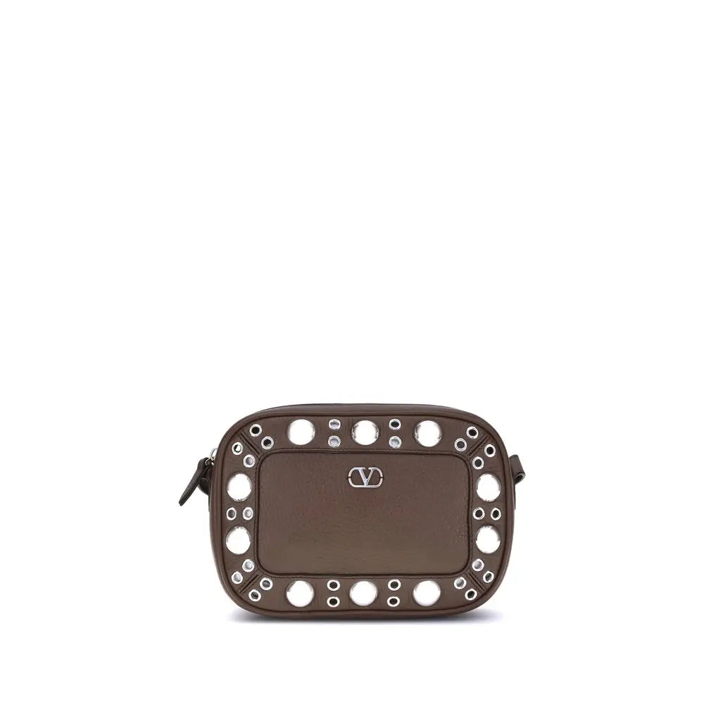 Sac bandoulière Valentino Garavani Nellcôte grenat Valentino Garavani