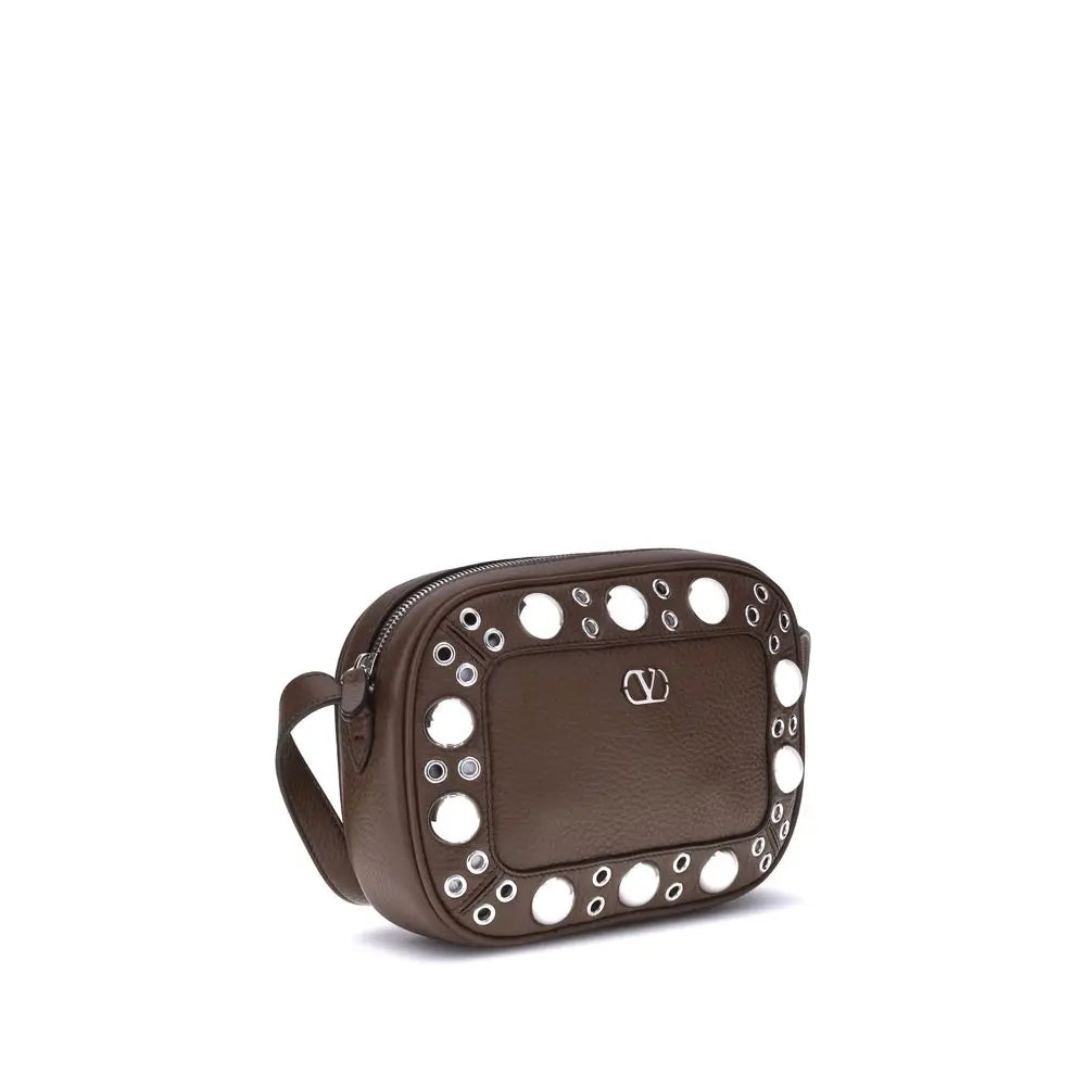Sac bandoulière Valentino Garavani Nellcôte grenat Valentino Garavani