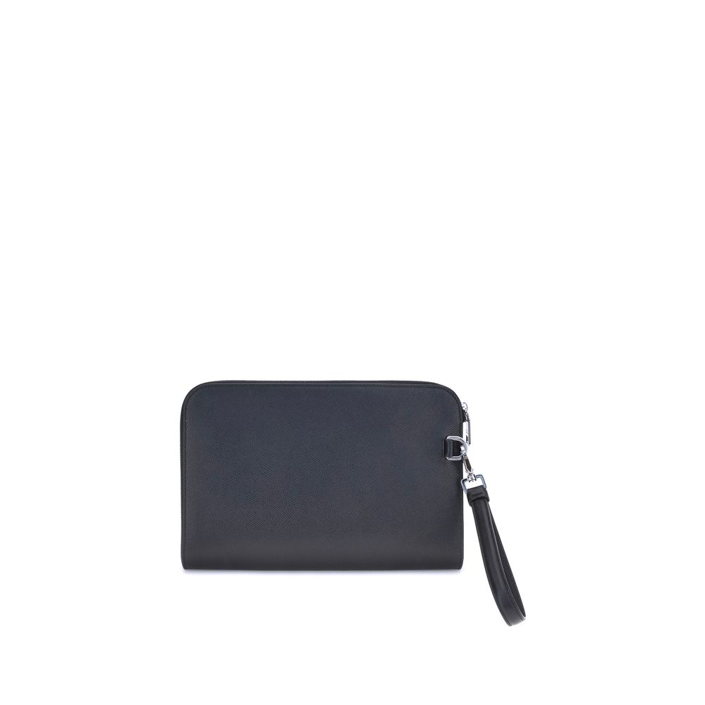 Pochette Dolce&Gabbana cuir noire