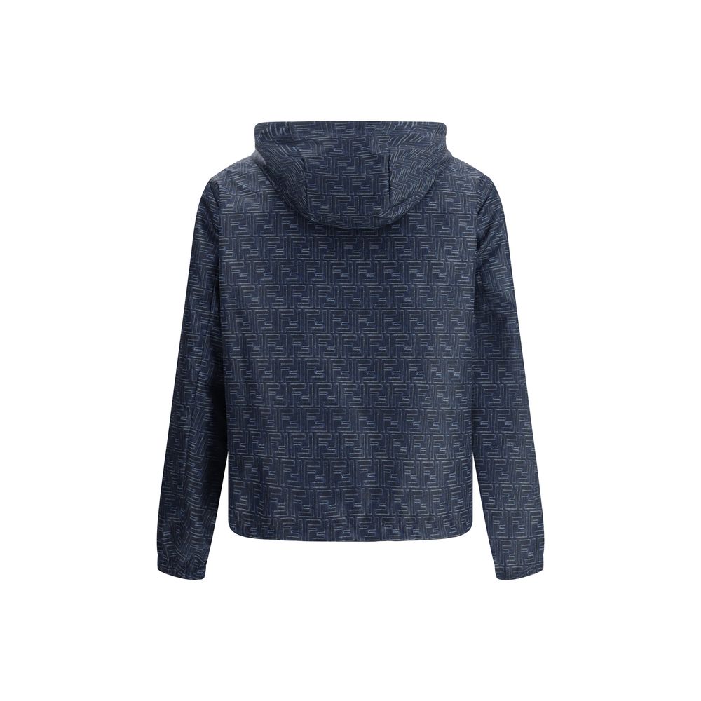 Veste réversible Fendi monochrome noir