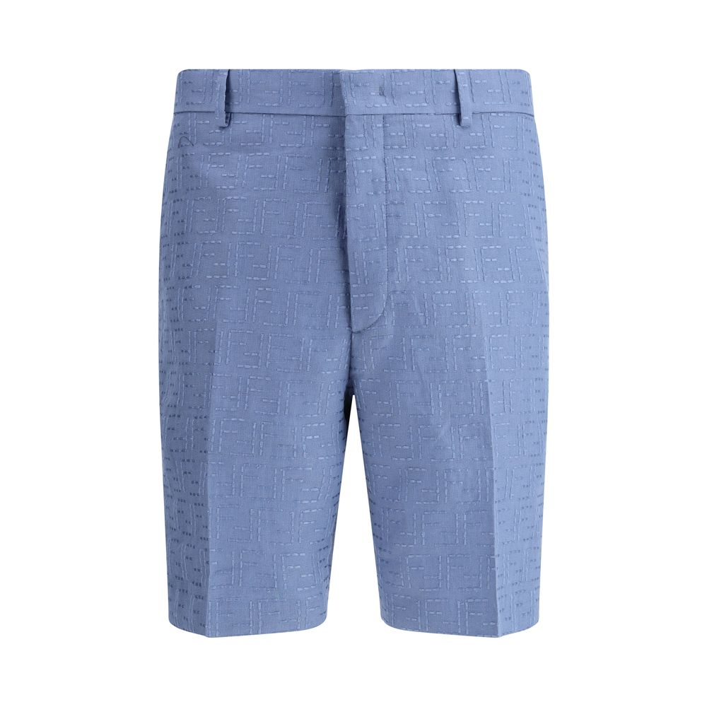 Shorts Fendi en lin beiges