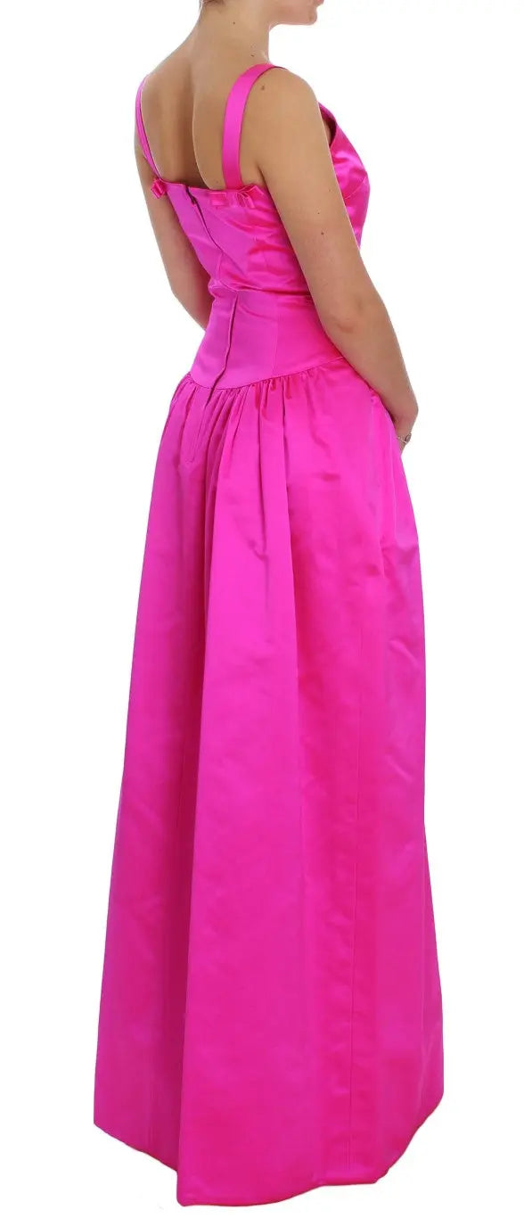 Robe Dolce & Gabbana longue rose Dolce & Gabbana