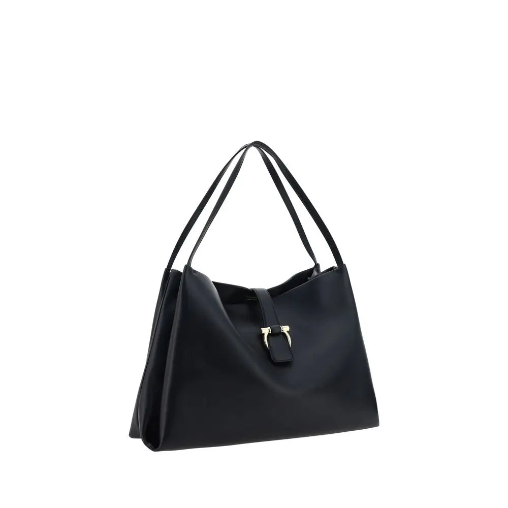 Sac à main Ferragamo en cuir noir Ferragamo