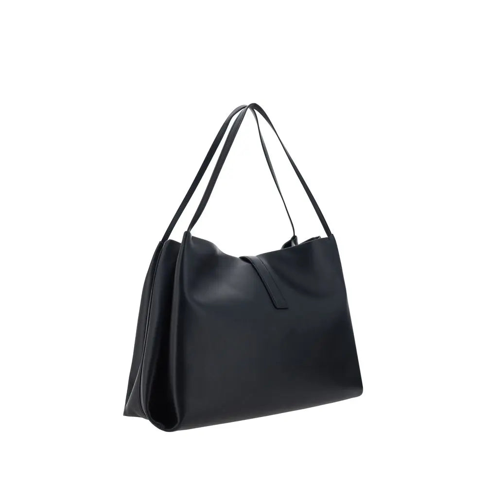 Sac à main Ferragamo en cuir noir Ferragamo