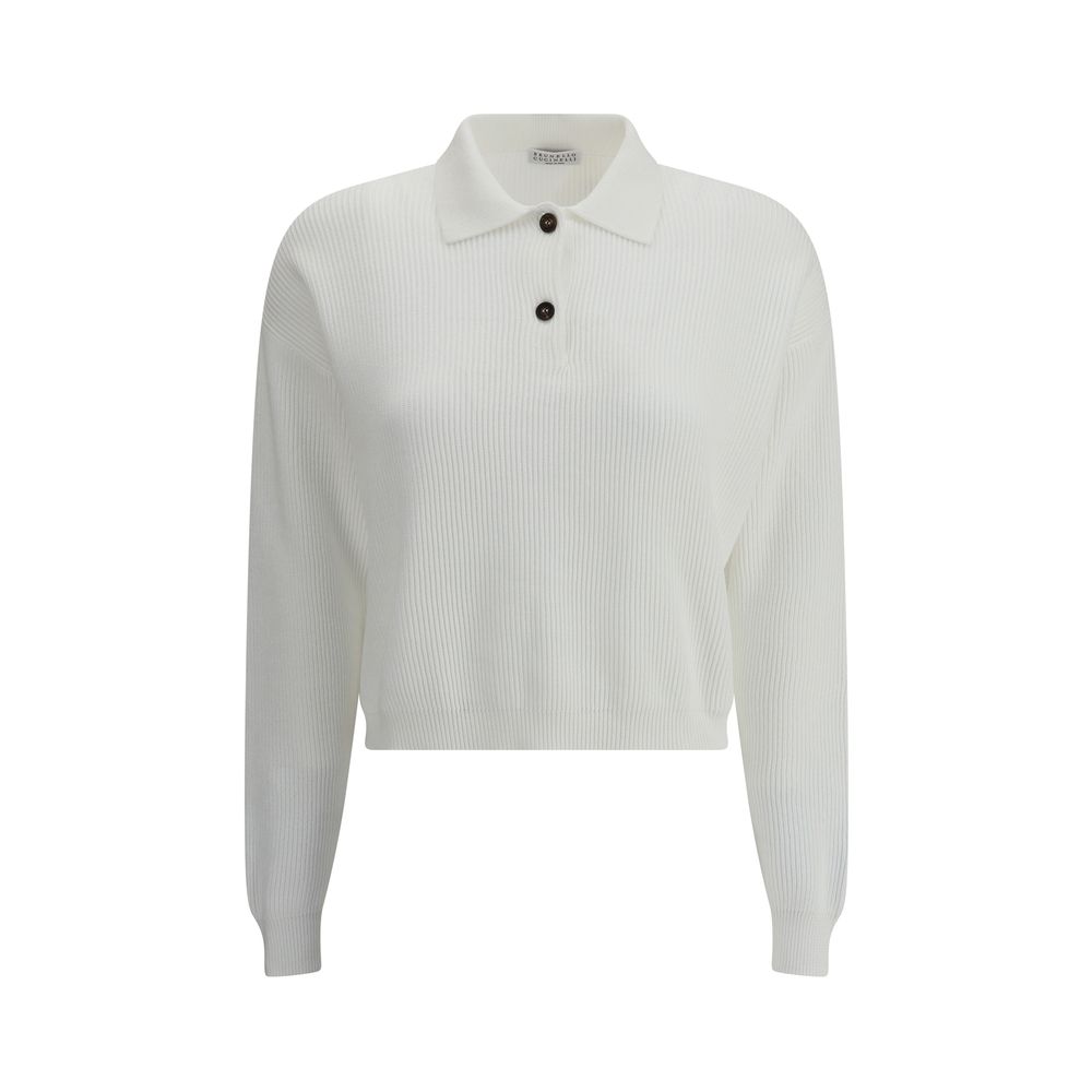 Pull Brunello Cucinelli classique beige