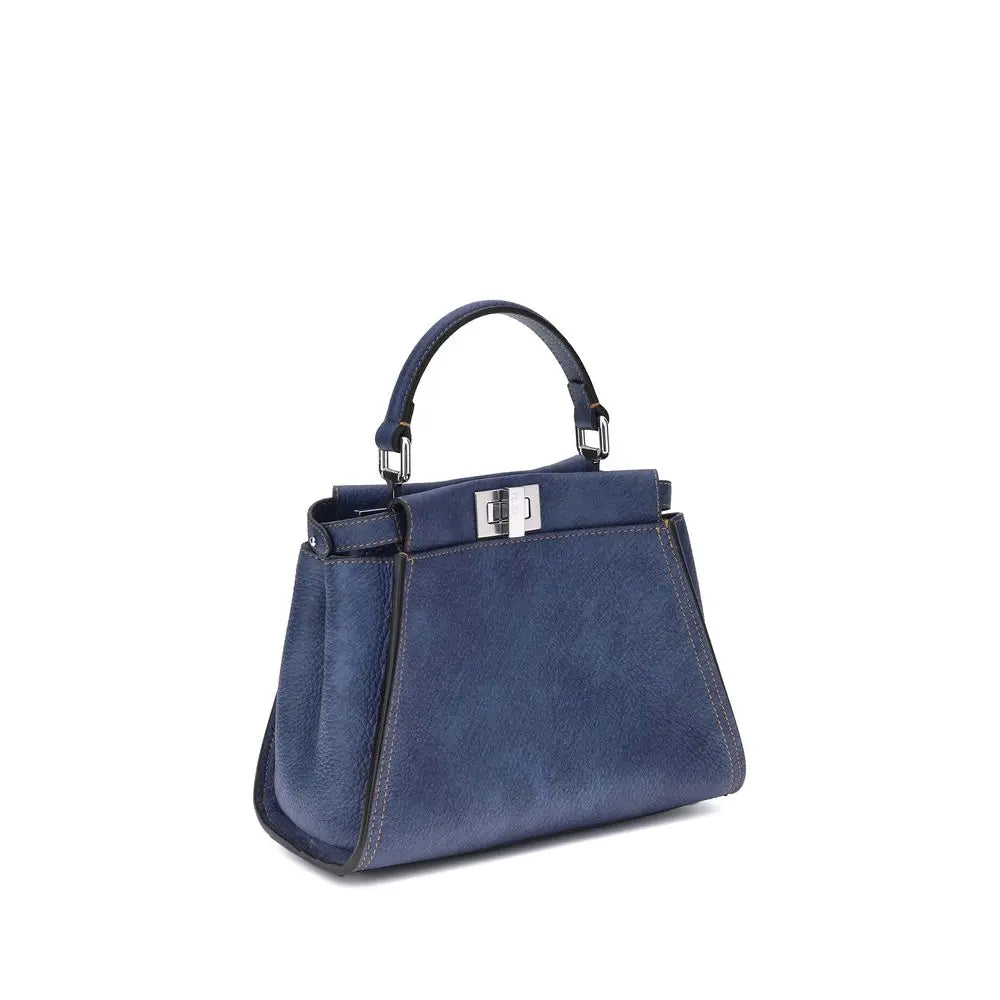 Sac à main Fendi Peekaboo Mini bleu Fendi