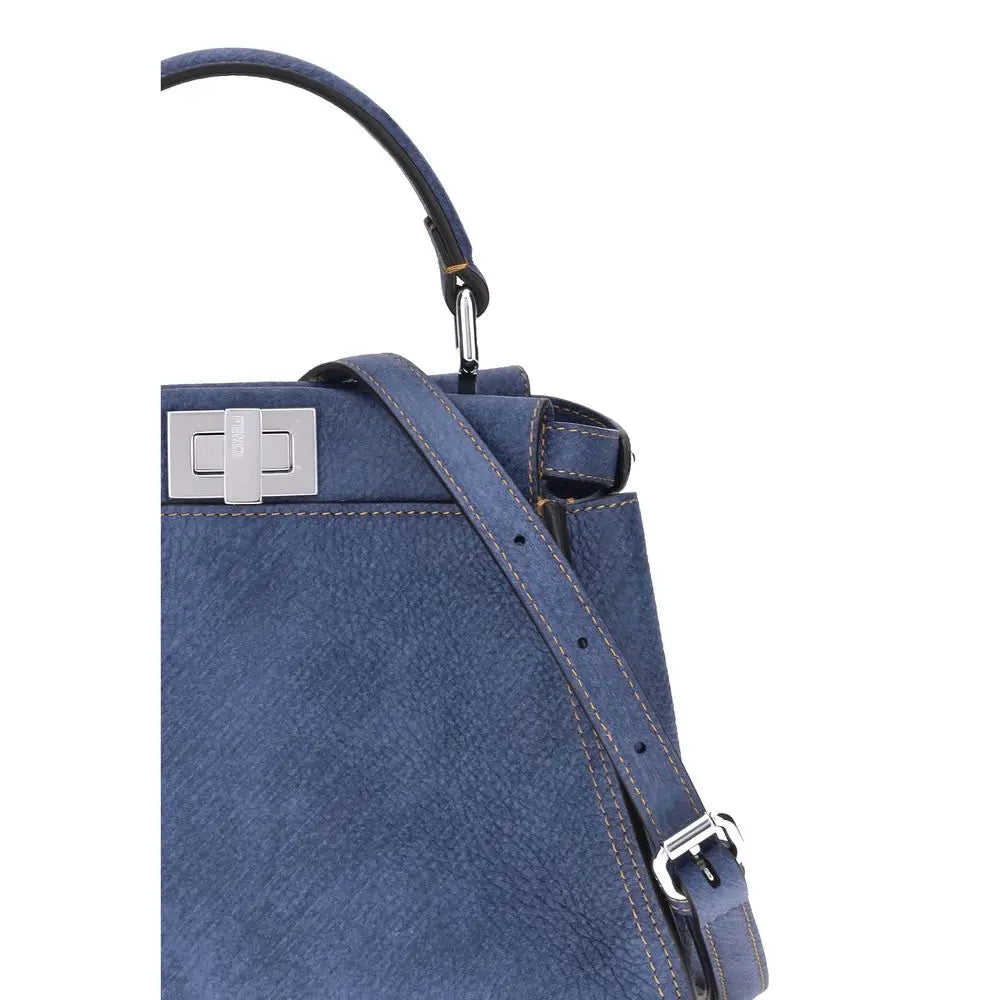 Sac à main Fendi Peekaboo Mini bleu Fendi