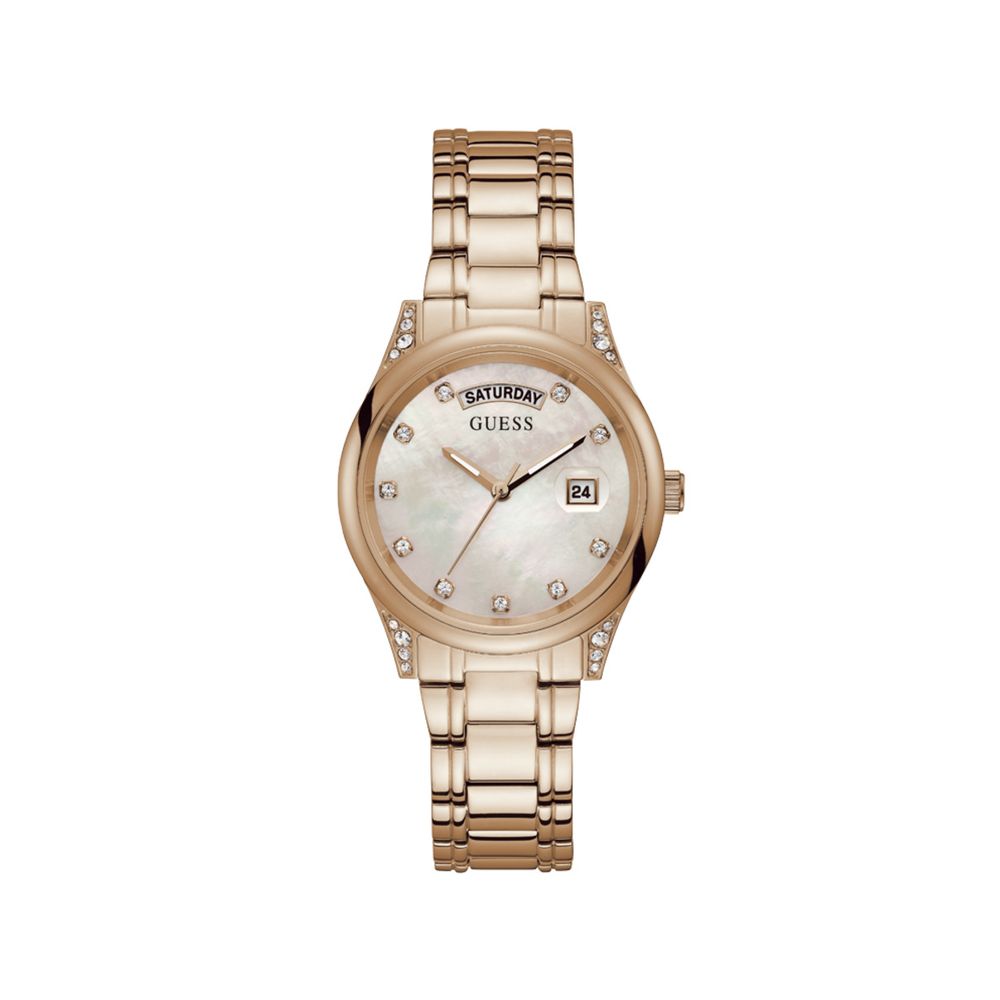 Montre multicolore Pink blanche