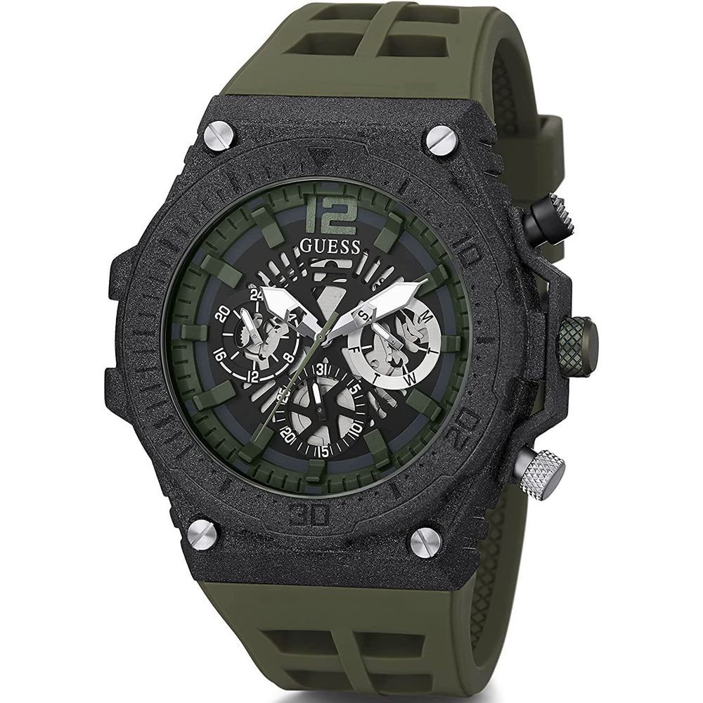 Montre Green synthétique noire