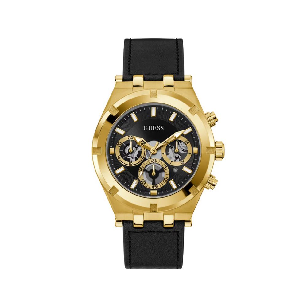 Montre Casio analogique cuir noir